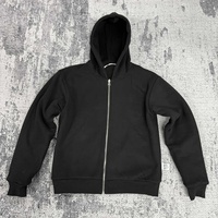 Sweat à capuche réversible pour homme MH1195, personnalisable, noir uni et motif imprimé, veste à capuche décontractée en coton, streetwear