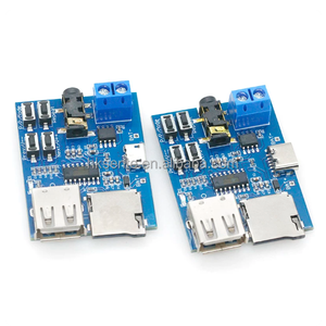 Placa Decodificadora MP3 con Amplificador, Módulo Reproductor MP3 sin Pérdidas, Compatible con Tarjeta TF y Disco U, Módulo de Decodificación de Audio MP3 - Product Image 4