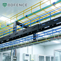 Cannelure de câblage en treillis métallique en acier galvanisé à faible teneur en carbone, anti-corrosion, pour centre de données, usine photovoltaïque, courant faible et fort