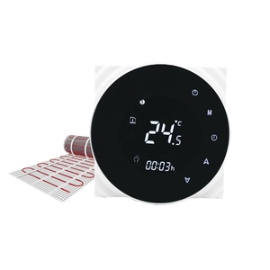 <span class=keywords><strong>Thermostat</strong></span> de pièce de maison en forme de nid intelligent 95 ~ 240Vac pour <span class=keywords><strong>chauffage</strong></span> par le sol électrique 16A avec commande vocale - Product Image 4