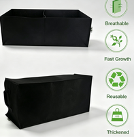 Sacs de culture pliables en feutre durable (5/10/20 gallons) personnalisables pour jardinières surélevées, jardinage, ferme/jardin