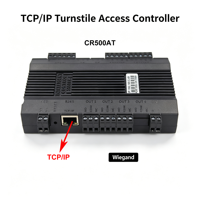 CR500AT 턴스타일 액세스 컨트롤러 TCP IP 이더넷 양방향 위건드 카드 리더 웹 관리 도어 액세스 시스템