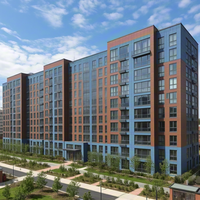 Edificio de Apartamentos Prefabricados de Lujo de 5 Pisos, Estructura de Acero Moderna, Vivienda de Varios Pisos para Uso Hotelero, Apartamentos Prefabricados para Hotel