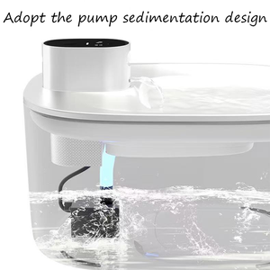 YHpet 4000mAh fontaine de boisson pour animaux de compagnie écologique distributeur d'eau automatique pour chien chat avec bols de capteur Source d'alimentation de Charge - Product Image 4