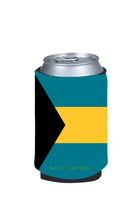 Manchon isolant réutilisable en néoprène avec drapeau d'Antigua, idéal pour canettes de bière ou de cola glacé, pour boissons froides