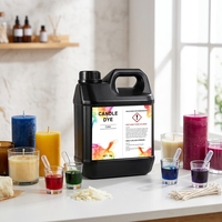 Colorant liquide pour bougies, 1 kg, soluble dans l'huile, aromathérapie, sûr, naturel, haute concentration, dispersion, cire de soja, cire d'abeille, fournitures pour la fabrication de bougies