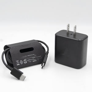 Cargadores y Adaptadores de Carga Súper Rápida de 45w TA845 de 3 y 2 Pines con Cables para Samsung, Cargador Original de 45w para iPhone - Product Image 1