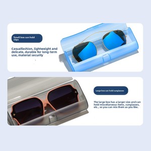 Matte nhựa trong suốt kính trường hợp cho kính đọc sách cao cấp trọng lượng nhẹ xách tay biểu tượng tùy chỉnh bán buôn - Product Image 3