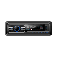 Reproductor de MP3 para coche 2025 inalámbrico BT 5,0 con puertos USB duales y Soporte de 64GB, pantalla LED y control remoto