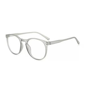 Montures de lunettes non correctrices couleur bonbon Spicy Girl, monture ovale complète, protection transparente contre la lumière bleue, style japonais pour femme - Product Image 2