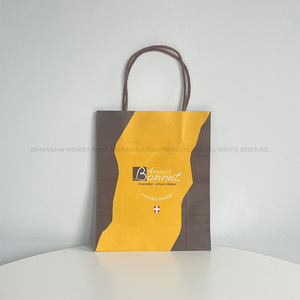 Thân Thiện Với Môi Cao Cấp Tùy Chỉnh Thiết Kế Logo In Ấn Kích Thước Lớn Mua Sắm Túi Cho Bánh & Món Tráng Miệng & Sô Cô La Gói - Product Image 5