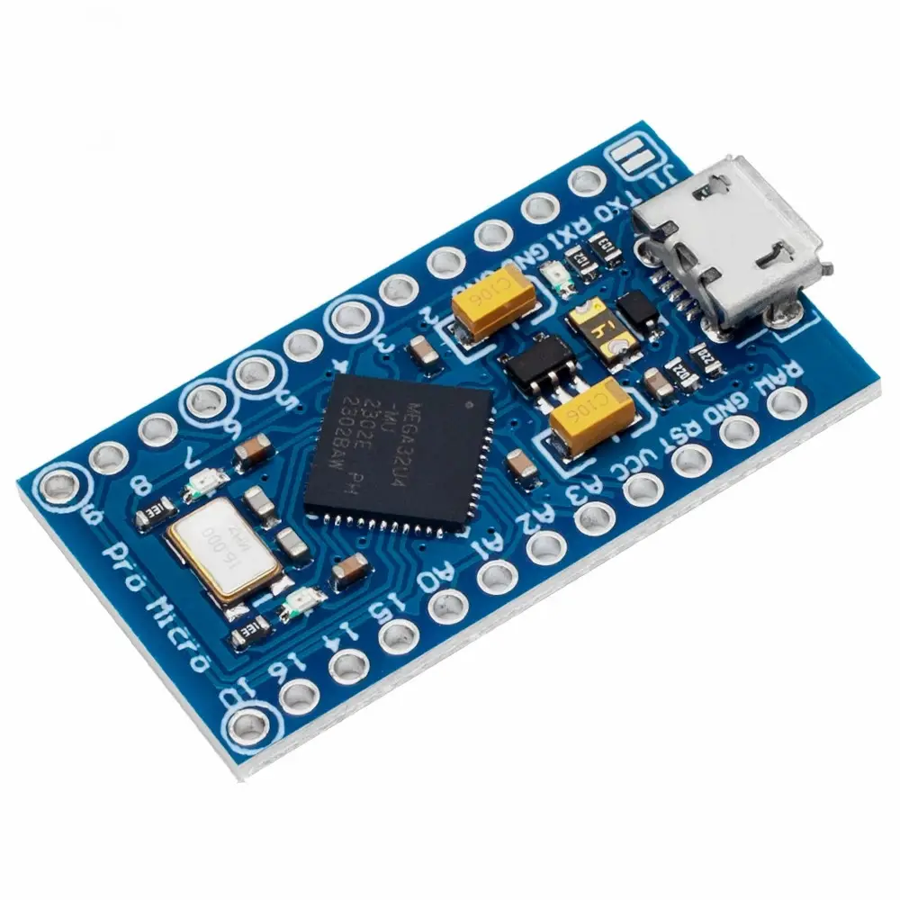 Pro Micro uses Atmega32U4's own USB update program 5V/16M microcontroller development board