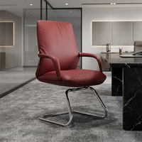 Meubles de bureau commerciaux en cuir, mobilier de direction pour PDG, design moderne de salle de conférence, chaises de bureau de luxe haut de gamme