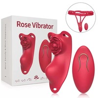 Fernbedienbarer Vibrator für Erwachsene, tragbarer Tanga-Vibrator, Klitorisstimulation, Silikon-Vibrationshöschen, Rose Vibratoren, Sexspielzeug für Erwachsene