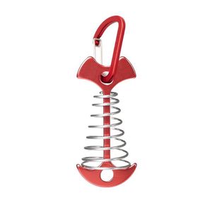 Piquet de tente Xingda en aluminium et acier inoxydable, à ressort allongé, en forme d'arête de poisson, pour camping extérieur toutes saisons - Product Image 1