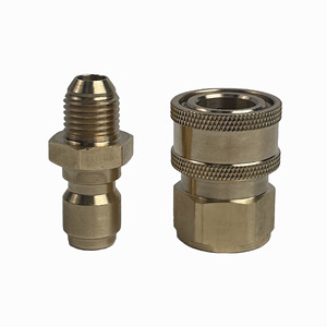 Buse de nettoyage haute pression en cuivre, 22x1.5mm, connecteur rapide à pression réglable pour le nettoyage et le dégraissage des voitures - Product Image 4