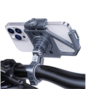 Support de téléphone pour vélo en gros, support de téléphone rotatif à 360 degrés, texture métallique de haute qualité et élégante - Product Image 2