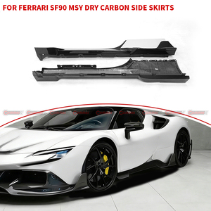 Jupes latérales en fibre de carbone sèche style MSY pour Ferrari SF90 - Product Image 4