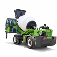 Promotion : Camion malaxeur à béton 4x4 auto-chargeur 0,6-6,5 m³ multifonctionnel mobile