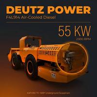 Chargeuse-transporteuse souterraine diesel OEM Kapuro TC-100P avec moteur DEUTZ, anti-corrosion, durable, LHD
