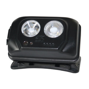 Lampe frontale miniature antidéflagrante IW5133B, corps en plastique, interrupteur à bouton, 6h d'éclairage, noire - Product Image 2