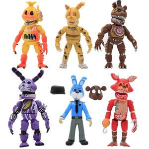 TY2594 Nouveau Style Hot US 6pcs Five Night 6inch <span class=keywords><strong>FNAF</strong></span> Action Figures avec Light Toys Gift PVC Figure Toys for <span class=keywords><strong>Online</strong></span> Stroes - Product Image 1