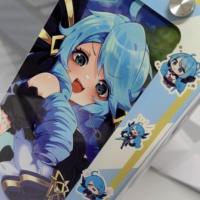 Meilleure vente 240mm MicroATX League of Legends Gwen tours d'ordinateur de jeu de dessin animé personnalisées avec fenêtre de panneau latéral