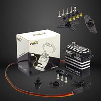 FEETECH 40KG FT846BL Conector Totalmente Metálico, Sin Escobillas, Programable, Impermeable, para Autos, Barcos, Aviones, DIY, Alto Factor de Seguridad
