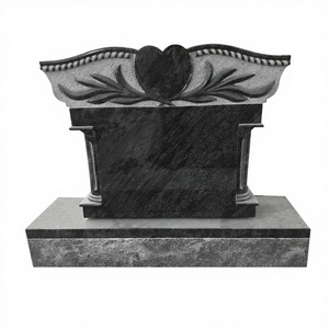 Sculpture en granit antique Rose Pamplemousse, pierre tombale, monument funéraire - Product Image 4