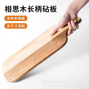 Tabla de Cortar de Madera de Acacia de 41x12x1.5 cm con Asa, Rectangular, Antibacteriana, para Uso Doméstico en la Cocina - Product Image 3