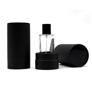 Flacon de parfum en verre vide de luxe personnalisé de 30 ml et 50 ml, boîte cylindrique ronde en carton, emballage en tube de papier, sac en papier pour parfum - Product Image 6