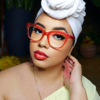Gafas transparentes para miopía a la moda, gafas correctivas antirayos azules con montura brillante de lujo para mujer, gafas para reducir el reflejo