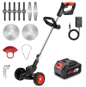 Cortacésped Inalámbrico, Recortadora de Césped con Línea Ajustable para Batería de 21V, Herramienta de Jardín, Diseño a Batería, Batería de Litio - Product Image 6