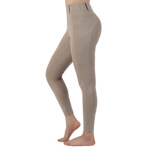 Pantalons d'équitation pour femmes, pantalons longs de sport équestre, pantalons slim pour l'équitation en plein air, leggings push-up - Product Image 4
