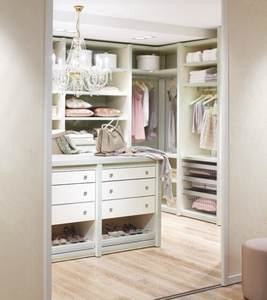 Armoire de haute qualité, design moderne, bois massif, dressing, style européen, étagères, armoire de chambre à coucher - Product Image 4