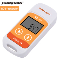Registrador de Datos de Temperatura de Plástico RC-5 RC-5+ con Informe Digital PDF y Grabador USB OEM para Refrigeración y Cadena de Frío