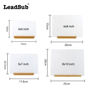 Biểu Tượng Tùy Chỉnh 6Inch 7Inch 8Inch 10Inch Kim Loại In Nhôm Khung Ảnh Quà Tặng Trống Thăng Hoa Nhôm Bảng Điều Chỉnh Ảnh Với Cơ Sở