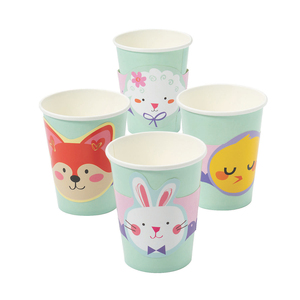 ชุดอุปกรณ์บนโต๊ะอาหารกระดาษสำหรับงานปาร์ตี้อีสเตอร์แบบกำหนดเอง จานกระดาษ แก้วน้ำ ผ้าเช็ดปาก ผ้าปูโต๊ะสำหรับงานปาร์ตี้อีสเตอร์ - Product Image 6