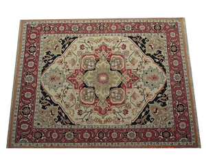 Juego de alfombras de seda de lana de estilo moderno, alfombra Sumaik anudada a mano de pila baja con logotipo personalizado impreso, recién llegado - Product Image 6