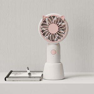 Handheld Mini <b>Foldable</b> Portable USB Rechargeable Silent Fan For Student Dorm Office <b>Desk</b> Use - Product Image 4