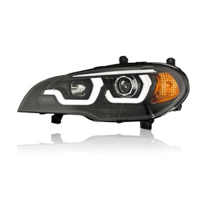 Conjunto de Faros Delanteros LED con Lente Bifocal Xenón para <span class=keywords><strong>BMW</strong></span> X5 E70 07-13, Luces de Circulación Diurna LED, Accesorios para Automóviles - Product Image 3