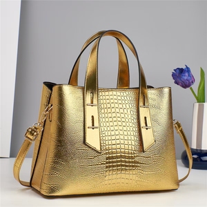 Newest Big Sizes High Quality Pu Leather Shoulder Handbags Trendy Fashion Latest Luxury Designer Tote Bags Women's Handbags - Product Image 3