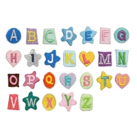 Parches Termoadhesivos con Números del 0 al 9 Bordados a Máquina, Parches con Letras del Alfabeto de la A a la Z para Ropa, Bolsas, Insignias con Nombre Personalizadas