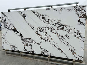 Carreaux de sol en marbre au design moderne Dalles intérieures grand format 1600*3200*12MM Carreaux de pierre frittée violet mat - Product Image 2