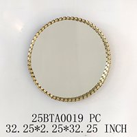 Miroir mural en métal, vente en gros, accessoire de décoration pour la maison, 60,96*3,18*68,58CM, miroir mural en métal pour salon moderne