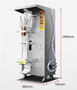 Pequeña máquina automática de llenado y sellado de bolsas de agua de plástico líquido IV de solución salina fisiológica - Product Image 2