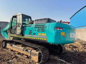 Excavatrice Kobelco SK350, poids en ordre de marche de 35 tonnes, équipement de construction lourd d'occasion - Product Image 5