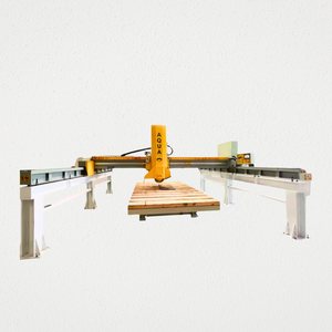 Sierra de puente de alta resistencia para granito y mármol de 3200 mm con motor de alta potencia de 20 HP controlado por PLC y hoja de 600 mm - Product Image 1