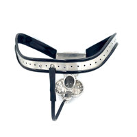 Cinturón de Castidad Masculino de Acero Inoxidable Black Emperor con Jaula para Pene, 100% Impermeable, Dispositivo de Bondage BDSM para Hombres