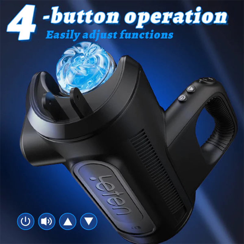 Power King 12times/s Thrusting Hand Free Sex Toy Automatic Male Masturbator  Men Electric Adult Sex Machine With Phone Holder